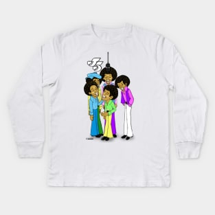 Saturday Mornings Kids Long Sleeve T-Shirt